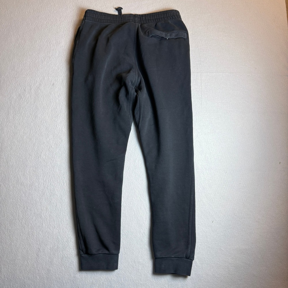 Nike Mens Fleece Joggers Black Tapered Sweatpants Swoosh Logo Size Small - Picture 3 of 6